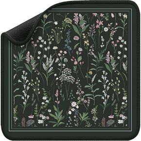 Mahjong Mat for Table - Durable Mahjong Table Cover with Unique Design, Premium Mahjong Accessories, Perfect Mahjong Gifts for Women, Game Mat for Mahjong and Board Game Enthusiasts (Noir Floral)