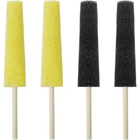 Sponge Stick Pottery Sponges Ceramic Tools Burr Repair, Pottery Trimming Tools Two Colors Holder for Clay Making Ceramic Accessories for Artist Carving and Shaping Supplies