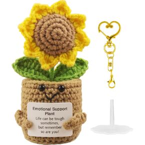 IncreDecor Positive Sunflower Gifts for Women Appreciation Emotional Support Plant for Coworker Teacher Christmas Birthday Thank You Gifts