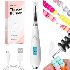 Thread Zapper - Thread Burner for Beading Weaving, Ultra-Fine Tip for Precise Burning, Heat Up Quickly, Essential Tools for Beading Projects, Leather Crafting and Sewing Projects