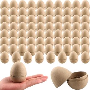 80 جهاز كمبيوترا 3 بوصة الورق mache البيض عيد الفصح ملء DIY عيد الفصح البيض من الورق المقوى البيض عيد الفصح فارغة لعيد الفصح حرفة سلة الحفلات الحفلات