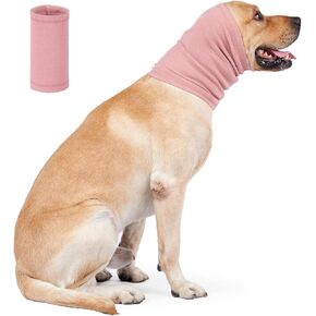 Mamore Dog Hodie ، غطاء رأس أذن الكلب من أجل تخفيف القلق ، والاستمالة وحماية تجفيف القوة ، وإلغاء الضوضاء للكلاب (رمادي ، متوسطة)