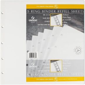 CANSON 5 RING BINDER SHITS 15 PACK