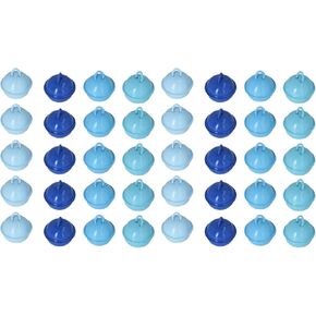 40PCS Pet Bells ، Blue Series Craft Jingle Bell DIY Pet Pet Bells Accessor