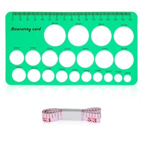 أداة Safety Eye Sizer ، قطرها 10 ~ 30 مم قياس حاكم السلامة السلامة للدمى ، وتوصيل أداة عيون الأمان للمساعدة