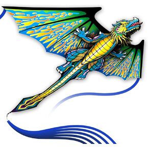 3D Red Pterosaur Kite للأولاد والبالغين يسهل الطيران ، رحلة شاطئية في الهواء الطلق سلسلة خط واحد مع الذيل ، شاطئ الطائرات الورقية للأنشطة العائلية في الهواء الطلق