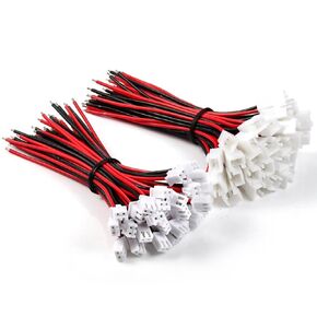 30 أزواج JST 1.25mm 2 دبوس قابس موصل Micro Mal