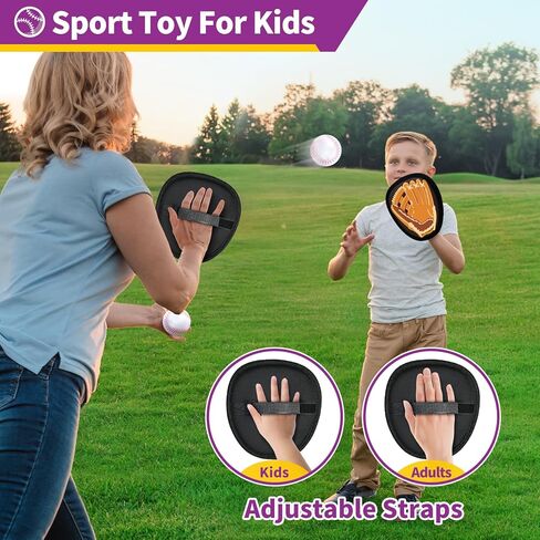 SpringFlower Catch and Toss Game, Outdoor Sport Game Toy for Toddlers Kids, Stick Ball Catch Game Set Toy Gifts for Boys & Girls,Kids Baseball Beach Outdoor Indoor Pool Game in Kuwait