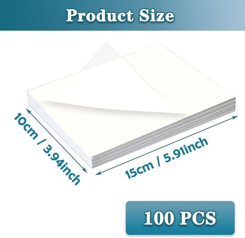 Diamond Painting Release Paper, Double-Sided Non-Stick Release Paper for Diamond Art 15x10cm Diamond Painting Cover Replacement for 5D Diamond Painting Accessories and Tools - 100 Pieces in Saudi Arabia