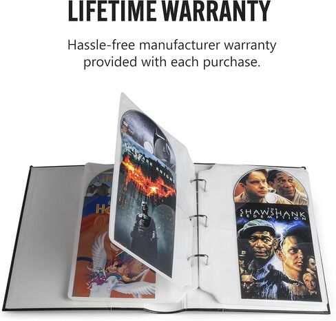 Page Protector Insert Sheet for DVD Binder - Store Cover Art, Photos, Scrapbook, Documents (fits only Bellagio-Italia Binders), Pack of 2, 16 Sheets in Saudi Arabia