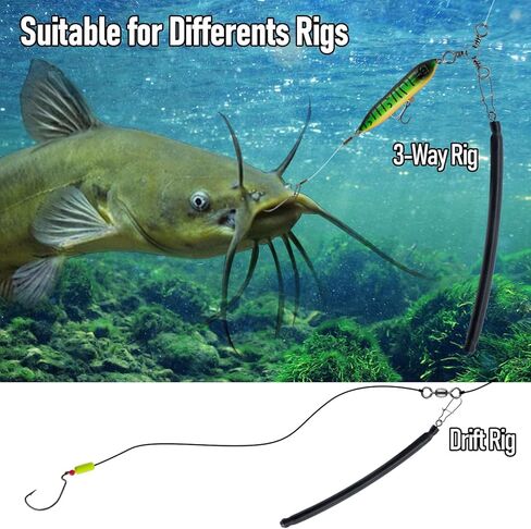 Dr.Fish 6 Pack Dragging Weights for Catfishing Trolling, Drifting Dragging Sinkers Bottom Search Lead Stick Weights Catfish Fishing Trolling Weights 1oz 2oz 3oz 4oz in Kuwait