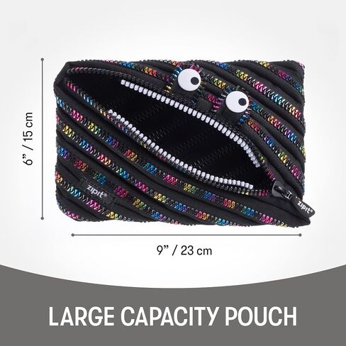 ZIPIT Unicorn Pencil Case for Girls | Pencil Pouch for School, College and Office | Cute Pencil Bag (Pink) in Saudi Arabia