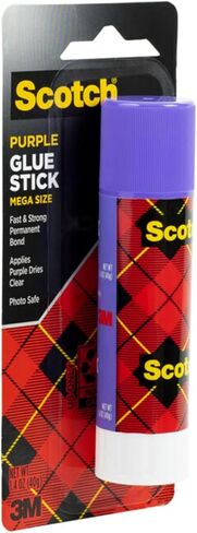 Scotch Mega Purple Glue Stick, 1.4 oz, Acid Free and Non-Toxic (6108-MEGA) in Saudi Arabia