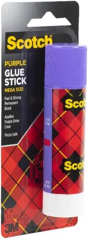 Scotch Mega Purple Glue Stick, 1.4 oz, Acid Free and Non-Toxic (6108-MEGA) in Saudi Arabia