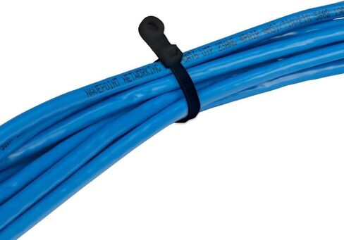 NavePoint 8 Inch Nylon White Mount Head Cable Tie,50 Lbs Tensile, 100-Pack in Saudi Arabia