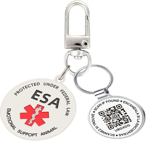Dog Tags Personalized QR Code and in Training Dog Tags, Modifiable Pet Online Profile, Multiple Emergency Contact, Scan QR Code Send Pet GPS Location Email in Saudi Arabia