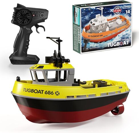RC Boat ، 1/72 2.4 جيجا هرتز قارب RC للمسابح والبحيرات ، سفينة قارب التحكم عن بُعد عالية السرعة مع قوارب تذكير منخفضة للبطارية - إصدار RTR (أسود+أحمر) in Kuwait
