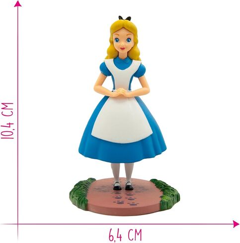Bullyland 11400 Toy Figure ، والت ديزني أليس في بلاد العجائب ، تقريبا. 10.4 سم ، مثالية كطبيعة كعكة ، مفصلة ، خالية من PVC ، هدية رائعة للعب الخيال للأطفال in Kuwait