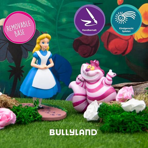 Bullyland 11400 Toy Figure ، والت ديزني أليس في بلاد العجائب ، تقريبا. 10.4 سم ، مثالية كطبيعة كعكة ، مفصلة ، خالية من PVC ، هدية رائعة للعب الخيال للأطفال in Kuwait