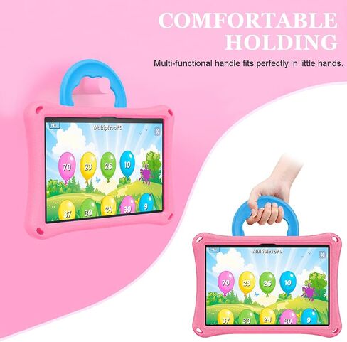 Fire HD 10 Case,Fire HD 10 Plus Tablet Case for Kids (13th/11th Generation, 2023/2021 Release), Rotating 360 Kickstand Lightweight Shockproof Handle Kids Case,(Incompatible with iPad Samsung). Blue in Saudi Arabia