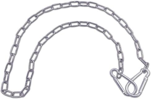 Stainless Steel Gate Chain with Carabiner,Gate Chain Lock,Gate Chain Lock,for Outdoor Fence,Livestock Horse Goat Cows Stall, Pet Cages, Horse Goat Cow Corral Supplies (41inch, 1, pcs) in Saudi Arabia