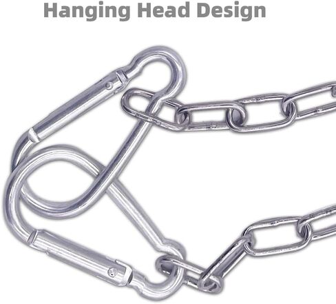 Stainless Steel Gate Chain with Carabiner,Gate Chain Lock,Gate Chain Lock,for Outdoor Fence,Livestock Horse Goat Cows Stall, Pet Cages, Horse Goat Cow Corral Supplies (41inch, 1, pcs) in Saudi Arabia
