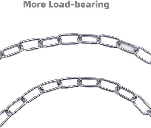 Stainless Steel Gate Chain with Carabiner,Gate Chain Lock,Gate Chain Lock,for Outdoor Fence,Livestock Horse Goat Cows Stall, Pet Cages, Horse Goat Cow Corral Supplies (41inch, 1, pcs) in Saudi Arabia