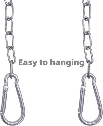 Stainless Steel Gate Chain with Carabiner,Gate Chain Lock,Gate Chain Lock,for Outdoor Fence,Livestock Horse Goat Cows Stall, Pet Cages, Horse Goat Cow Corral Supplies (41inch, 1, pcs) in Saudi Arabia