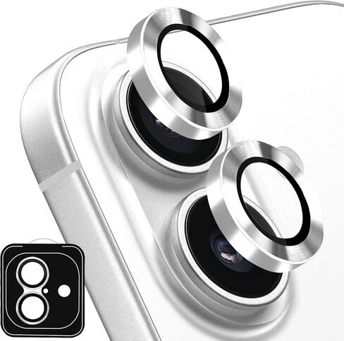 Designed for iPhone 16 and 16 Plus Camera Lens Protector, Bling Glitter Diamond Lens Cover 9H Tempered Glass Camera Cover Anti Scratch Shockproof Screen Protector in Kuwait