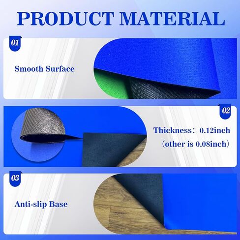 Large Mahjong Mat with Rolled Packaging & No Creases, Anti Slip and Noise Reduction 31.5 * 31.5 Inch Mahjong Mat for Table, Poker, Dominoes and Other Board Game Mat in Kuwait