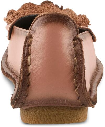 Spring Step L'Artiste Dezi Leather Shoes for Women | Comfortable Slip-On Shoes with Soft Leather Flower | Ladies Casual Flats for Work | Hand-painted leather ballet flat with dimensional flower accent, padded comfort and flexible rubber outsole in Saudi Arabia