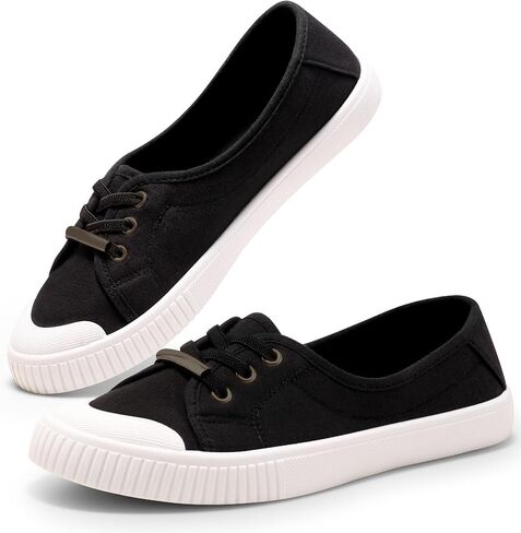 Harvest Land Womens Canvas Low Top Sneakers Slip on Shoes for Women Fashion Walking Sneakers in Saudi Arabia