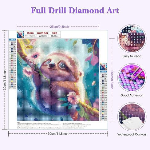 مجموعات فن الماس Ricuved للبالغين ، وأطقم فن الكلب الماس الكامل تدريبات 5D حيوانات حيوانات ماس ​​، و Golden Retriever Gem Dots Art and Crafts for Gift Home Wall Decor in Kuwait