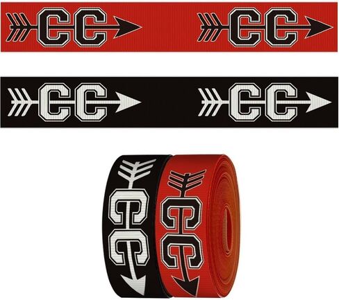 2 Rolls 5 Yards Sports Volleyball Ribbon for Crafting Sewing, 7/8 Inch Black White Grosgrain Ribbons for Gift Wrapping, Track Field Balls Ribbons for Hair Bow Cheerleader Accessories in Saudi Arabia