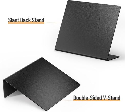 MaxGear 15 PCS 4"x3" Mini Chalkboard Signs for Food, Reusable Drink & Food Labels for Buffet, Party and Bakery, L-Style Price Chalkboards with 2 Liquid Chalk Markers and 1 Rag in Saudi Arabia