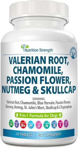 Vitamin D for Dogs with Calcium, Magnesium and Zinc to Support Strong Teeth, Bones and Muscles, Promote Mineral Metabolism and a Healthy Immune Function, 120 Chewable Tablets in Kuwait