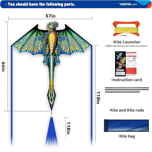 3D Red Pterosaur Kite للأولاد والبالغين يسهل الطيران ، رحلة شاطئية في الهواء الطلق سلسلة خط واحد مع الذيل ، شاطئ الطائرات الورقية للأنشطة العائلية في الهواء الطلق in Kuwait