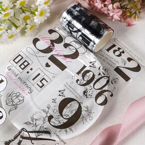 شريط الحيوانات الأليفة لمجلة Scrapbooking - Pink Flower Cherry Junk Journal Tape للحصول على ديكور سكرابوكينغ ، وحرف بطاقة دفتر الحالات عبر الهاتف