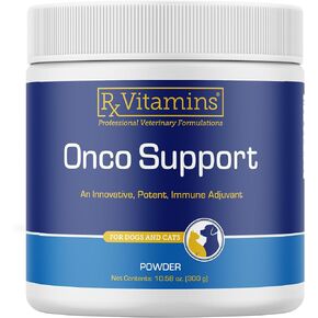 RX Vitamins Onco Support - ملحق دعم المناعة للكلاب والقط مع الحليب الشوك ، سبيرولينا ، مسحوق عشب البحر - الإيدز في صحة الأمعاء والدعم الهضمي - 300 جم