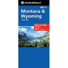 Rand McNally سهل الطوية: مونتانا ، خريطة Wyoming الرقمية