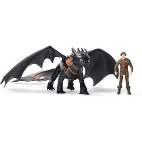 Dreamworks Dragons, How to Train Your Dragon, Toothless & Hiccup, Viking Duo Action Figures, Kids Toys for Boys Ages 4 and up