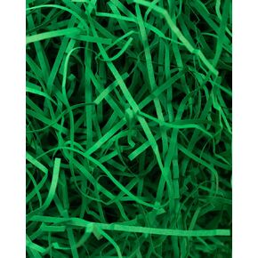 MagicWater Supply - 2 oz - Green - Soft & Thin Staight Cut Crinkle Paper Shred Filler great for Gift Wrapping, Basket Filling, Birthdays, Weddings, Anniversaries and Valentines Day