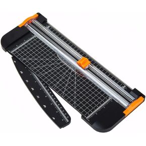 A4 Paper Cutter 12 بوصة قم بإسقاصات SCRAPLIES SUBSLIES أداة لورق الحرف ، الصور ، البطاقات مع حماية الأمان وحاكم قابل للطي قابلة للطي