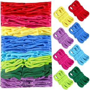 800 PCS LOOP LOOPS DIY KIT ، حلقات نسج الباستيل ، حلقات النسيج المرنة للحرف لصالح اللاعبين ، الأساور ، الحقائب