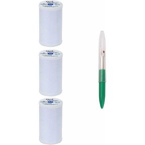 Coats & Clark Sewing Thread Dual Duty XP General Purpose Poly Thread 500 Yards (3-Pack) Natural S930-8010-3P with Seam Ripper in Kuwait