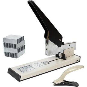 Heavy Duty Stapler with Staple Remover and 4000 Staples,High Capacity Large Stapler for 240 Sheet