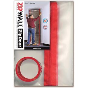 ZIPWALL ZipDoor ZDM Magnetic Door Kit, 1 Pack, White