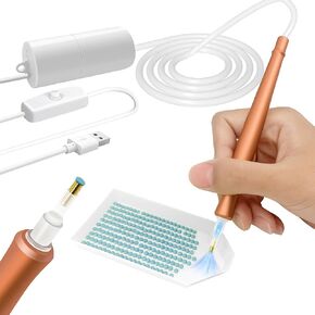 الفراغ الكهربائي Diamond Painting Pen ، Diamond Art Vacuum Drill Pen Tool No Wax Lughter ، Painting with Technology Kit للبالغين (White 1.0)
