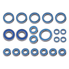 ApplianPar 21Pcs RC Ball Wheel Hub Sealed Bearings Kit for Traxxas Slash 4x4 Rustler Stampede 4X4 VXL Telluride 1/10 Rubber Seals