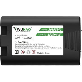 1800mAh for DYMO Rhino 5200 LabelManager 360D 4200 420P Battery Part No. S0895840 W002856 Replacement Battery 7.4V